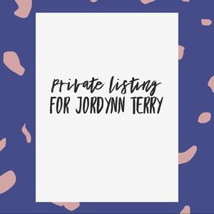 Private Listing for Jordynn